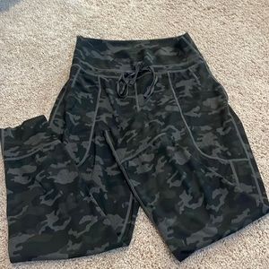 Fabletics Camo athletic joggers size M-L